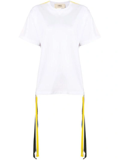 Shop Ports 1961 Side-panel T-shirt - Weiss In White