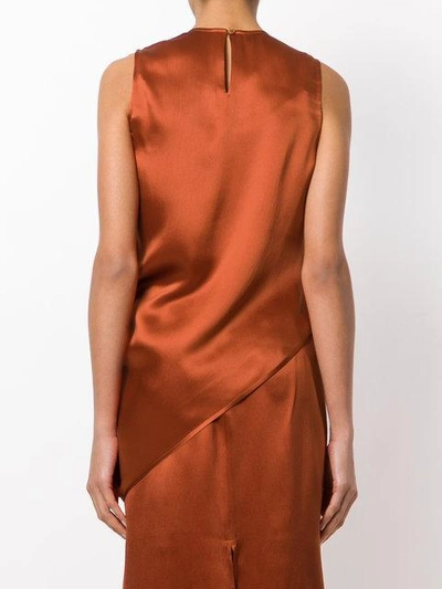 Shop Sies Marjan Asymmetric Hem Top In Orange