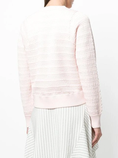 Shop 3.1 Phillip Lim / フィリップ リム Faux-plaited Pullover In Pink