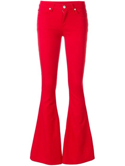 Shop Alyx Flared Trousers  In Red