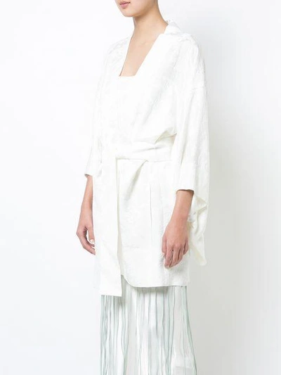 Shop Rosie Assoulin Robe Kimono - White