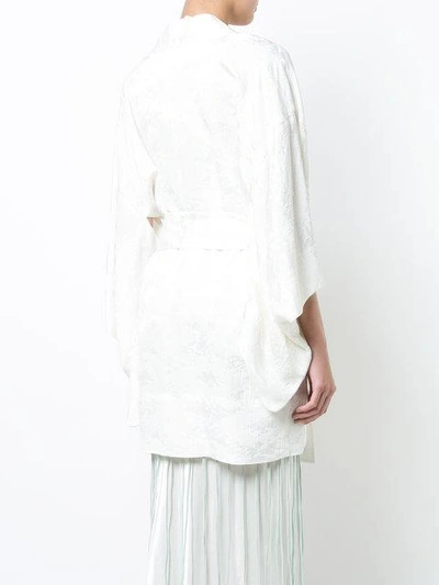 Shop Rosie Assoulin Robe Kimono - White