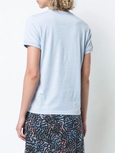 Shop Coach X Keith Haring Embellished T-shirt In Blue