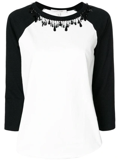 Shop Marc Jacobs Beaded T In White