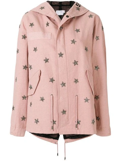 Shop As65 Glitter Star Jacket In Pink