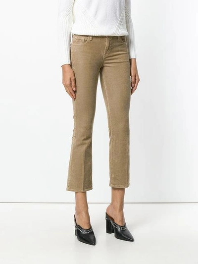 Shop J Brand Corduroy Cropped Trousers In Ascot