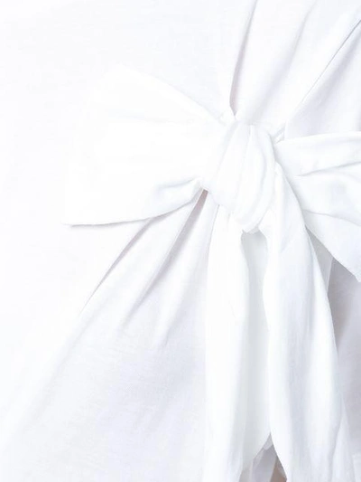 Shop Simone Rocha Turbo Bow Easy T-shirt - White