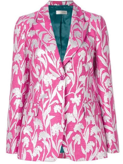 Shop Stine Goya Carnation Jacquard Blazer - Pink