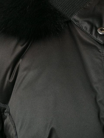 Shop Guy Laroche Vintage Fur In Black