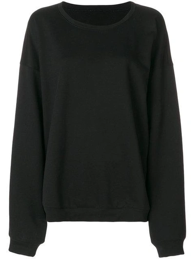 Shop Almaz Oversized Sweatshirt - Black