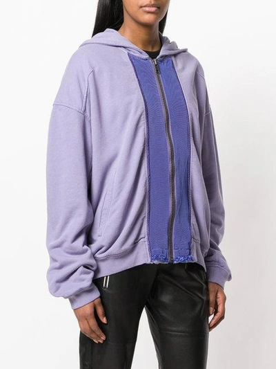 Shop Haider Ackermann Zipped Hoodie - Pink