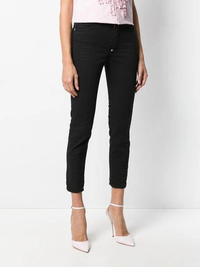 Shop Dsquared2 High Waist Twiggy Jeans - Black