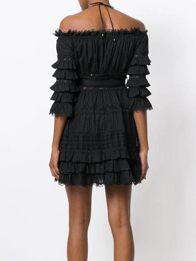 Shop Zimmermann Ruffle Off In Black