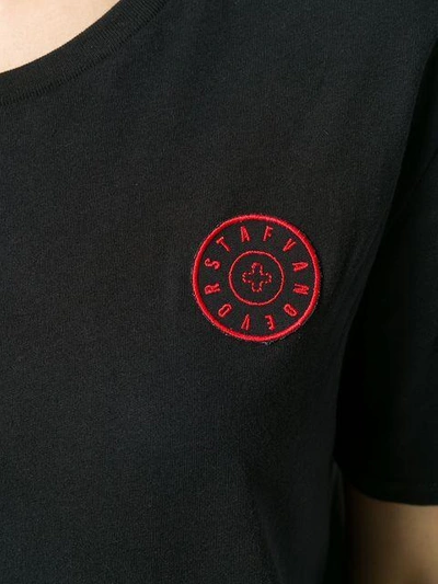 Shop A.f.vandevorst Logo Patch T In Black