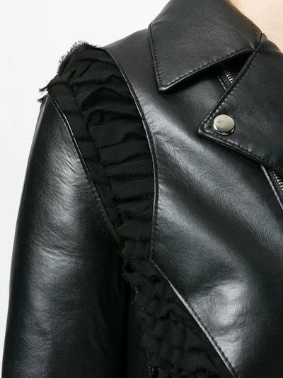 Shop Comme Des Garçons Classic Biker Jacket In Black