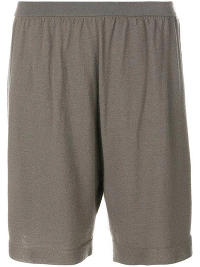 Shop Rick Owens Loose Fit Shorts - Grey