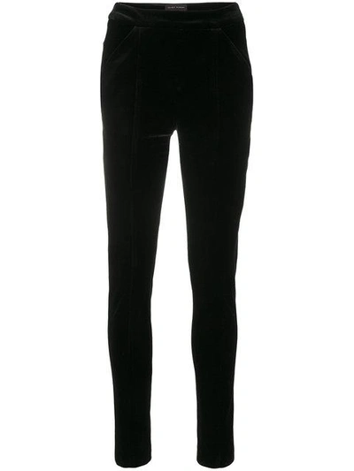 Shop Talbot Runhof Ninja Trousers In Black