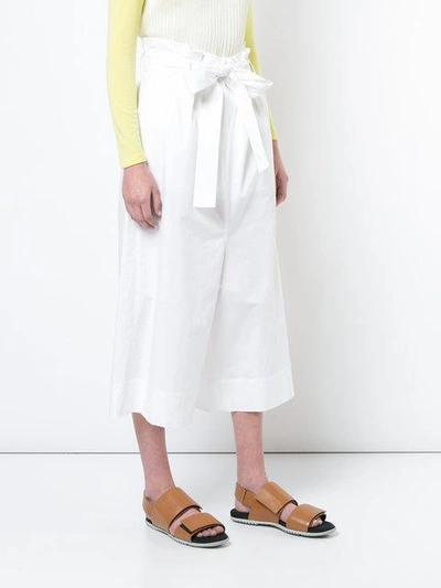 Shop Kuho High Waisted Culottes In White