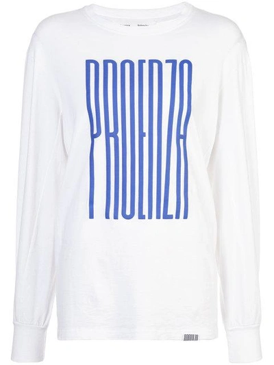 Shop Proenza Schouler Pswl Graphic Long Sleeve T