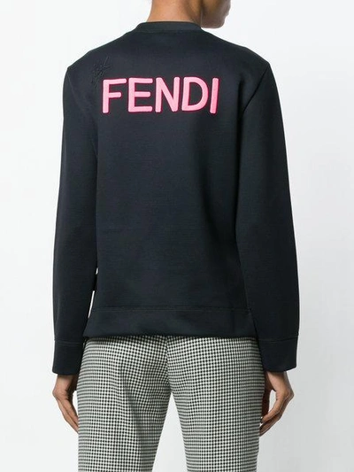 Shop Fendi Karl Motif Sweater