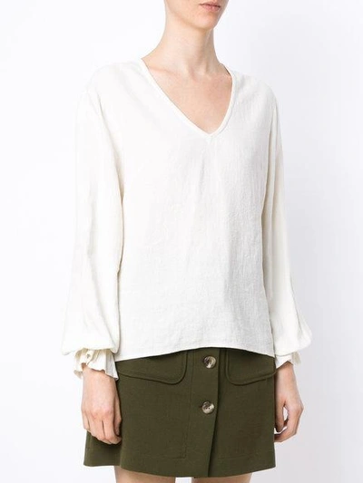 Shop Olympiah Inca Blouse In White