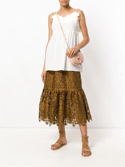 Shop See By Chloé Ruffled Lace Skirt