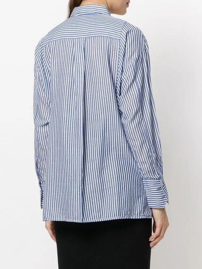 Shop Vince Oversized Striped Shirt