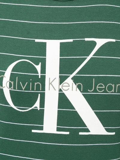 Shop Calvin Klein Jeans Est.1978 Striped Logo T