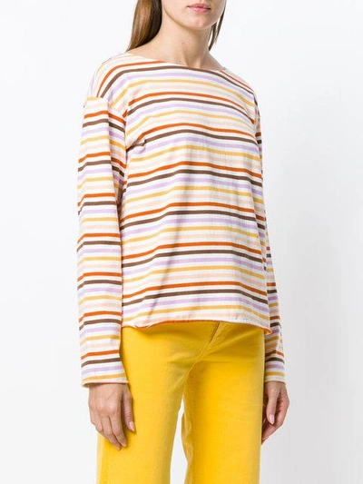 Shop M.i.h. Jeans Mih Jeans Simple Mariniere Sweatshirt - Multicolour