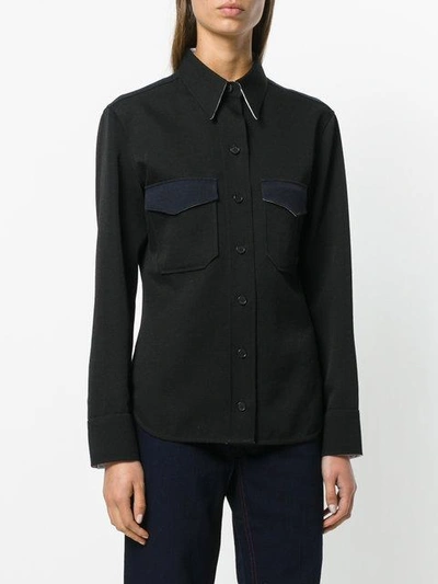Shop Calvin Klein 205w39nyc Fitted Shirt