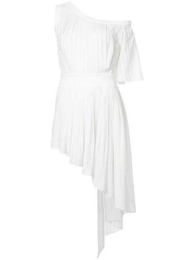 Shop Valery Kovalska Bluse Mit Asymmetrischem Schnitt In White
