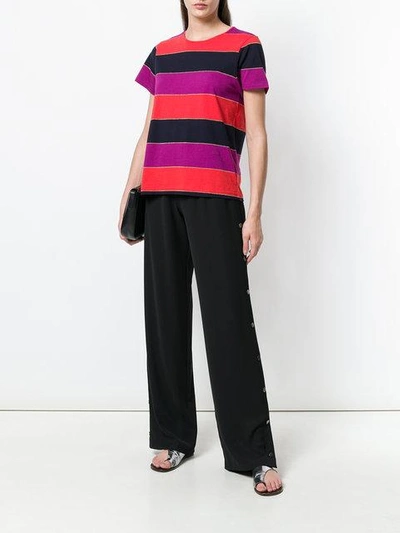 Shop Apc Striped T In Multicolour