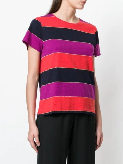 Shop Apc Striped T In Multicolour