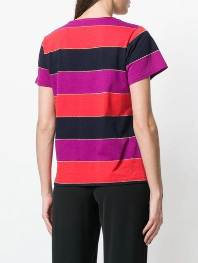 Shop Apc Striped T In Multicolour