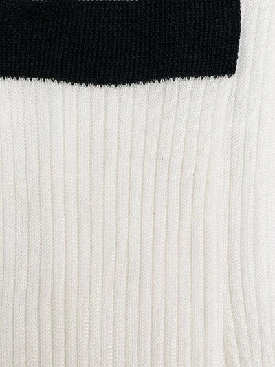 Shop Valentino Garavani Knitted Socks - White