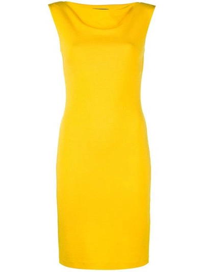 Shop Dsquared2 Fitted Cowl Neck Dress