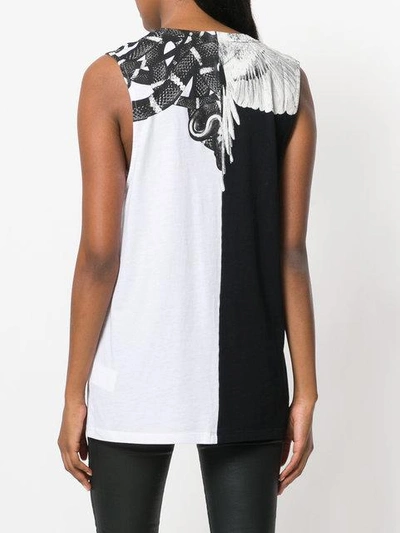 Shop Marcelo Burlon County Of Milan Snakes Wings Tank Top - White