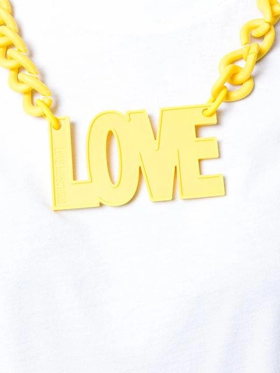 Shop Love Moschino Love Chain T-shirt