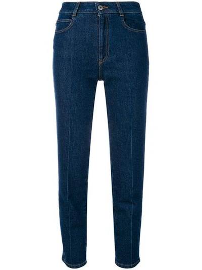 Shop Stella Mccartney High-waisted Slim Jeans In Blue