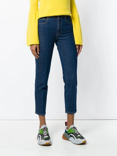 Shop Stella Mccartney High-waisted Slim Jeans In Blue