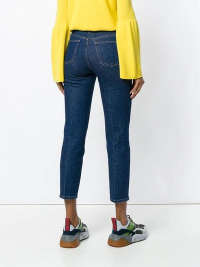 Shop Stella Mccartney High-waisted Slim Jeans In Blue