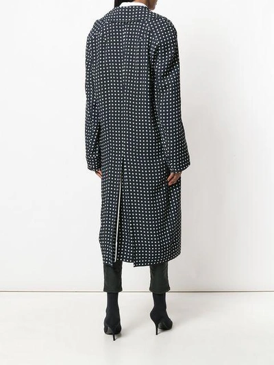 Shop Haider Ackermann Polka Dot Coat - Black