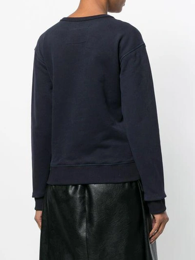 Shop Jw Anderson Logo Patch Sweatshirt - Blue