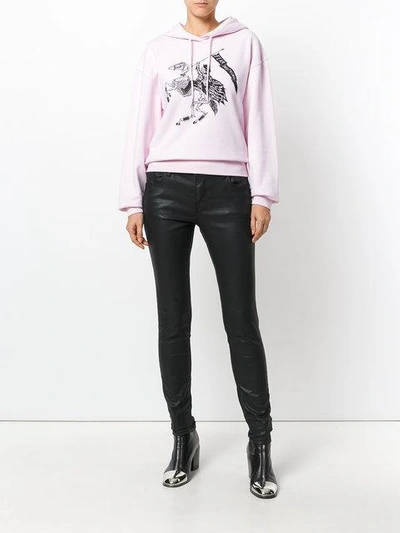 Shop Mcq By Alexander Mcqueen Fear Nothing Hoodie