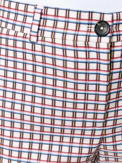 Shop Ps By Paul Smith Checked Cropped Trousers