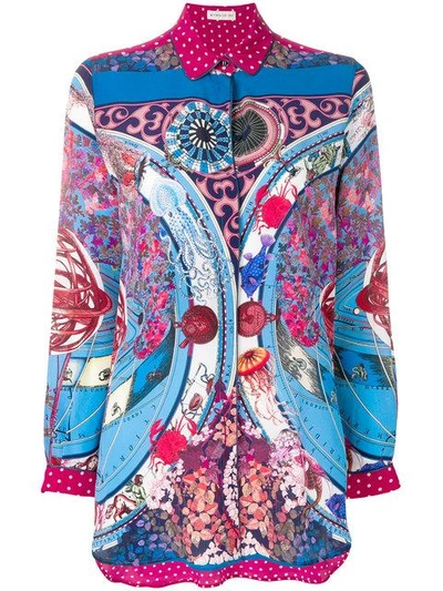 Shop Etro Multi-print Blouse - Multicolour