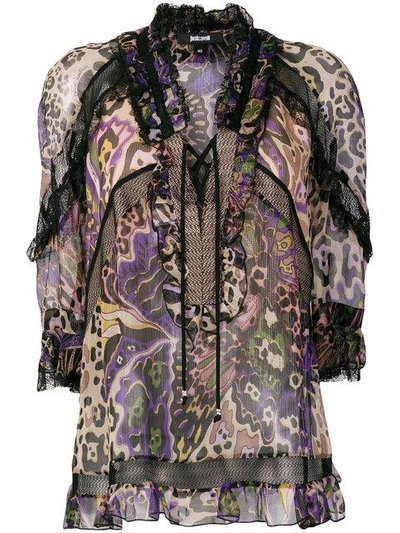 Shop Just Cavalli Patterned Blouse