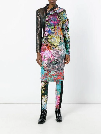 Shop A.f.vandevorst Asymmetric Style Print Dress