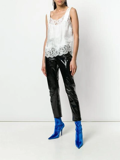 Givenchy Lace Trim Vest Top