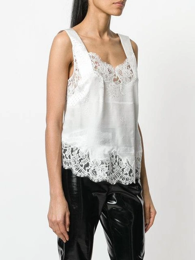 Givenchy Lace Trim Vest Top